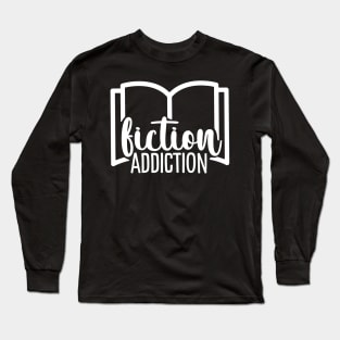 Books - Fiction Addiction Long Sleeve T-Shirt